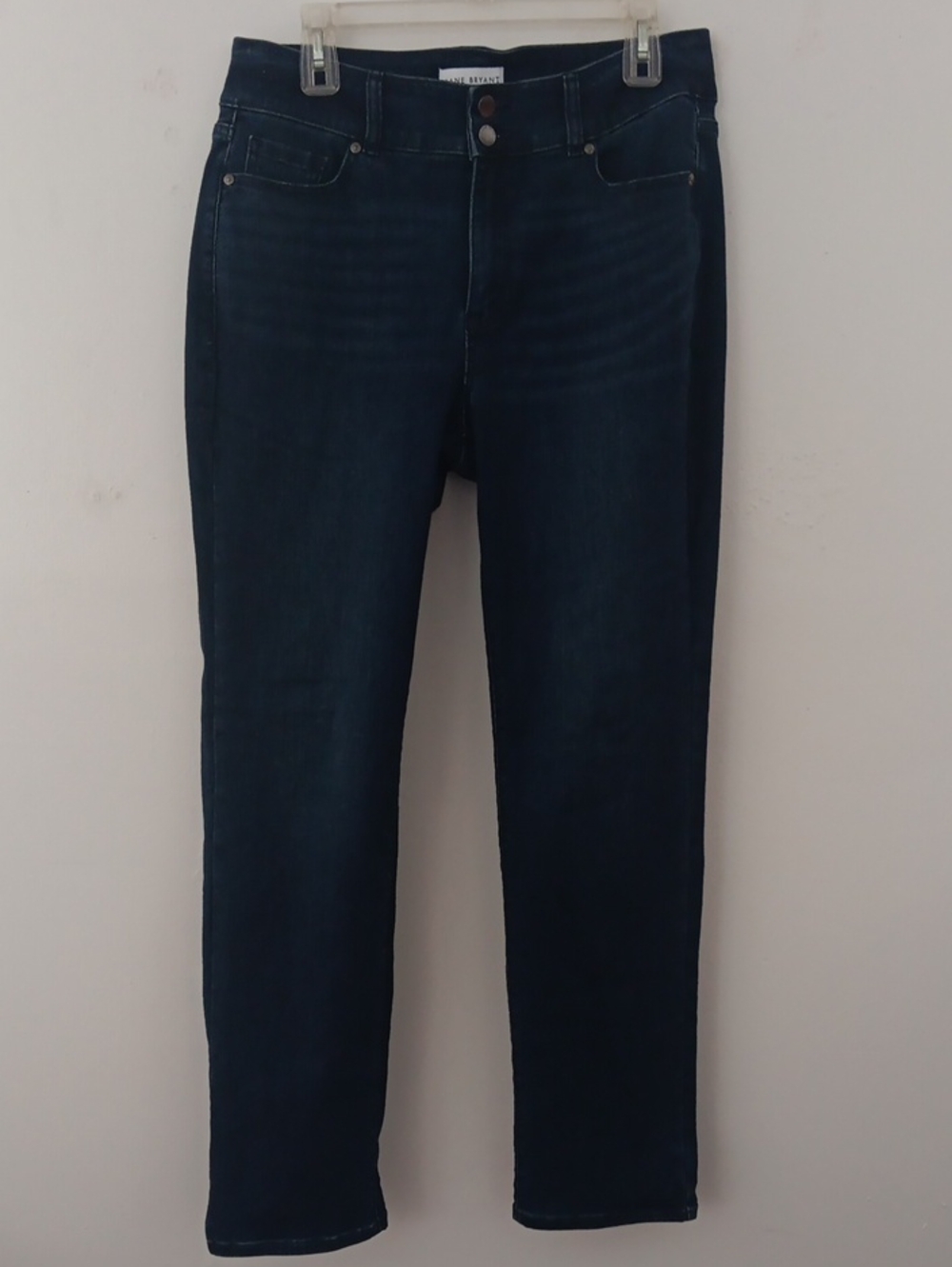 Lane Bryant High Rise Straight Jeans #3930